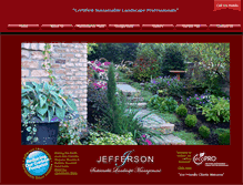 Tablet Screenshot of jeffersonlandscaping.com